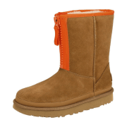 UGG CLASSIC SHORT ZIPPER TAPE LOGO Stiefel braun orange 1144035