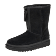 UGG CLASSIC SHORT ZIPPER TAPE LOGO Stiefel schwarz 1144035