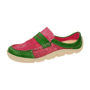 Eject Flight Schuhe rot grün Damen Slipper