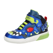 Geox Grayjay Kinder Schuhe blau hellgrün Krokodil J369YA