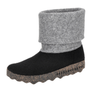Asportuguesas Cady Schlupf Stiefel schwarz grau