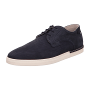 Floris van Bommel De Dekker Schuhe blau perforiert 30288