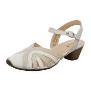 Think Aida Sling Pumps ivory