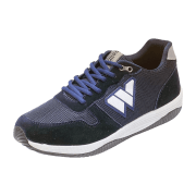Wellbe Sydney Navy/Blue (blau) - sportlicher Schnürschuh - Damenschuhe Top Trends, Blau, leder/textil (leicht wasserabweisend)