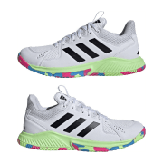 adidas Performance Court Flight Handballschuhe Damen 01F7 - ftwwht/cblack/grespa 40