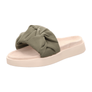 INUIKII Da.-Pantolette, geraftt, Khaki