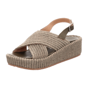 EHM Keilsandalette,überkreuzt,Grün