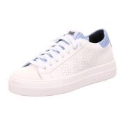 P448 Da. Sneaker,Weiß/Hellblau