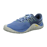Merrell Trail Glove 7 Chambray/Slate (Blau) - sportlicher Schnürschuh - Barfußschuhe DAMEN, Blau