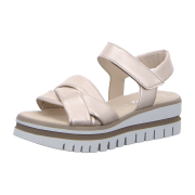 Gabor Plateau Sandalen beige gold metallic 44.622.62