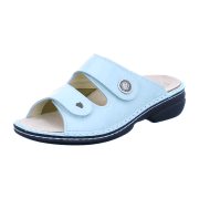 FinnComfort Zeno Mint/Icegreen (grün) - Pantolette - Damenschuhe Pantolette /  Zehentrenner, Grün, leder (poncho/stretchcamo)