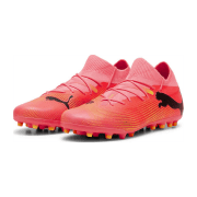 Puma FUTURE 7 MATCH MG PUMA BLACK-SILVER-NRGY RED