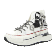 Nan-Ku Damen Plateau Schnürschuhe