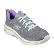 Skechers Go Walk Arch Fit Schuhe grau lila Damen 125311