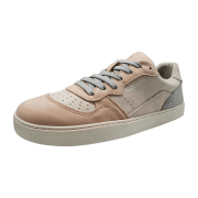 Groundies Nova GS Soft Pink/Grey - sportlicher Schnürschuh - Kategorien  Marken  Sneaker, Mehrfarbig, leder (rau-glattleder)