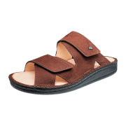FinnComfort Danzig-Soft Coffee (Braun) - Pantolette - Herrenschuhe Sandale / Pantolette, Braun, leder (oilbuk)