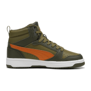 Puma Rebound V6 Mid Winterized Sneaker Kinder 05 - dark olive/maple syrup/puma olive 38