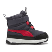 Puma Evolve Puretex AC+ Baby-Winterstiefel 05 - galactic gray/tart cherry/puma black 26