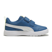 Puma Courtflex V3 Sneaker mit Klettverschluss Kinder 03 - PUMA navy/PUMA white/PUMA red 33