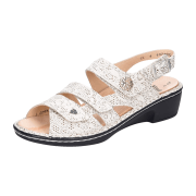 FinnComfort Aversa Beige - Sandale mit loser Einlage - Marken , Beige, leder
