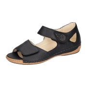 Waldläufer Heliett Sandale schwarz OrthoTritt 342H80