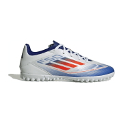 adidas Performance adidas F50 Club TF Multinocken-Fußballschuhe Herren IF1348 - cloud white/solar red/lucid blue 45 1/3