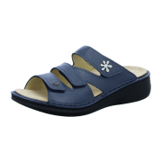 FinnComfort Grenada Steel ( Blau) - Pantolette - Importiert, Blau, leder (ancona)