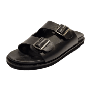 camel active Vivo Pantolette schwarz Herren Nappa 54VV001