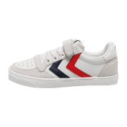 Hummel Slimmer Stadil Leder Low-Top Sneaker Kinder 9001 - white 34