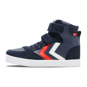 Hummel Slimmer Stadil Leder High-Top Sneaker Kinder 9001 - white 33