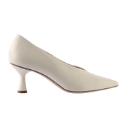Högl 6000 Schuhe Pumps creme-weiß geschlossener Schnitt
