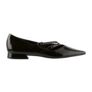 Högl Riemchen Pumps Schuhe schwarz Lack 1816