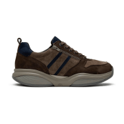 Xsensible SWX3 Moss Combi (Braun/Beige) - Sneaker - Herrenschuhe Sneaker / Schnürschuh, Braun, leder (stretch)