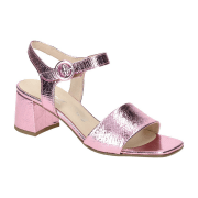 Gabor Fashion Sandalette rosa metallic Snake 42.924.85