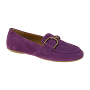 Geox Palmaria Mokassin Schuhe lila Velour D45MUJ