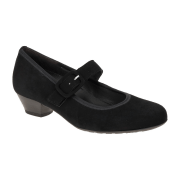 Gabor Malta Pumps schwarz matt H-Weite Velour