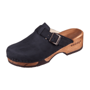Woody Manu 6526 schwarz schwarz geöltes Leder