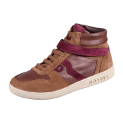 Mayori 1024005 dark brown combi Leather Suede