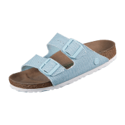 Birkenstock Arizona Rivet Logo 1026750 surf Green (Hellgrün) - Pantolette - Marken , Grün