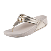 FitFlop Lulu HN8-675 beige Lulu Padded knot metallic Leatger