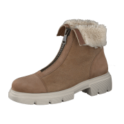 Paul Green Winter Stiefelette braun Front-Zip Boots 8251