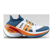 UYN Synapsis Laufschuhe mit orangefarbener Sohle Herren A140 - blue/white 41
