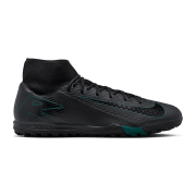 Nike Mercurial Superfly 10 Academy TF Multinocken-Fußballschuhe Herren 002 - black/black-deep jungle 43
