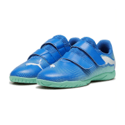 Puma Future 7 Play IT Fußballschuhe Kinder 01 - hyperlink blue/mint/puma white 38.5
