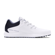Under Armour Charged Breathe 2 Spikeless Golfschuhe Damen 101 - white/midnight navy/celeste 37.5