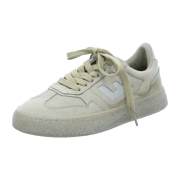 flamingoslife Burela Bold Tan Suede Tan Suede (Beige) - sportlicher Schnürschuh - Damenschuhe Top Trends, Beige