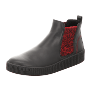 Gabor Chelsea-Boots Stiefelette schwarz rot Nappa 53.731.25