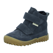 Ricosta Domi 3300103490 Carbon (grau) - Stiefel mit Futter - Kinderschuhe Gefütterte Kinderstiefel Gr. 18 - 42, Grau, leder (velour/wasserabweisend)