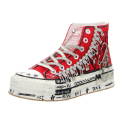 Nan-Ku Damen Plateau Schnürschuhe