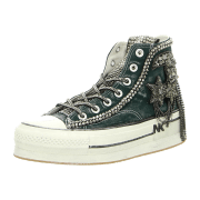 Nan-Ku Damen Plateau Schnürschuhe